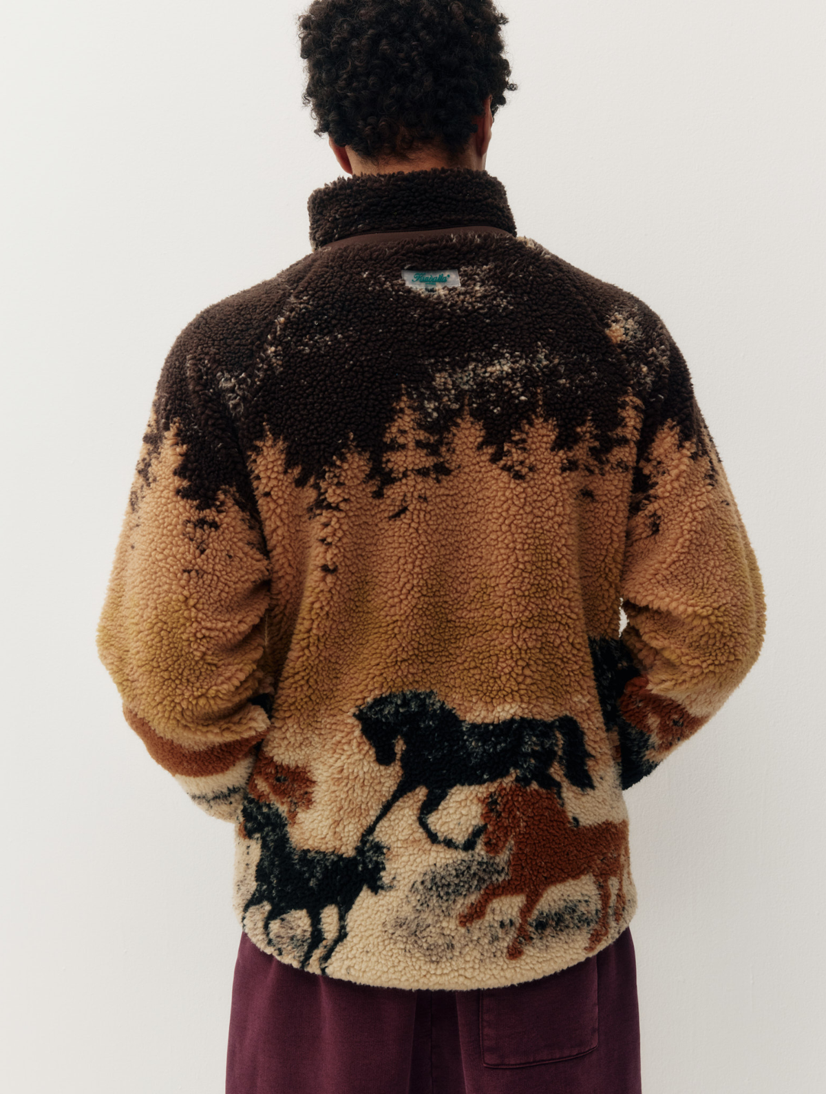 Printed Sherpa Jacket