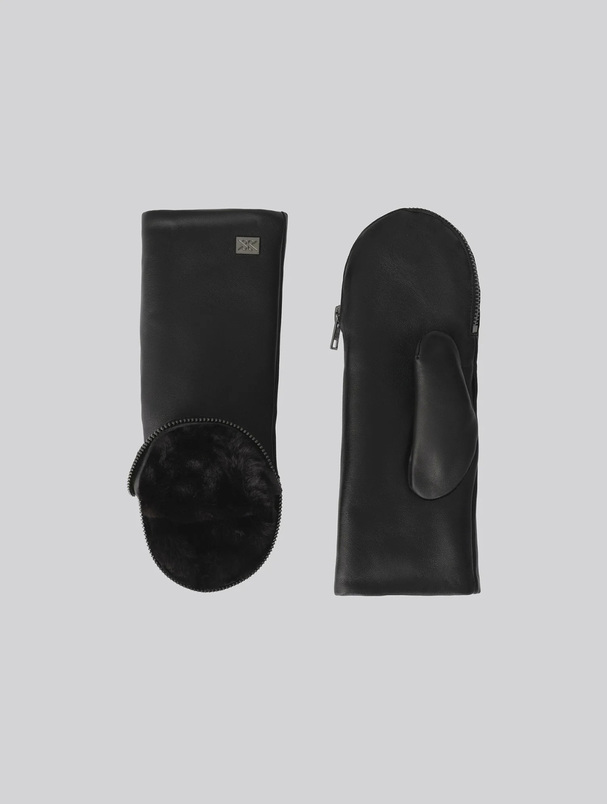 Betrice-N Convertible Leather Mitten