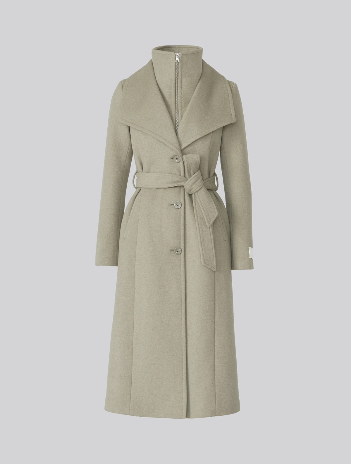 Ilana-UY Belted Wool Coat