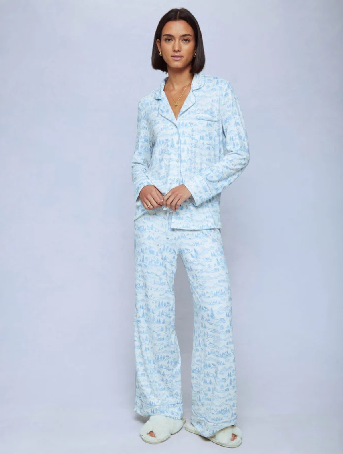 Winter Toile Flora Pillowsoft Sleep Set