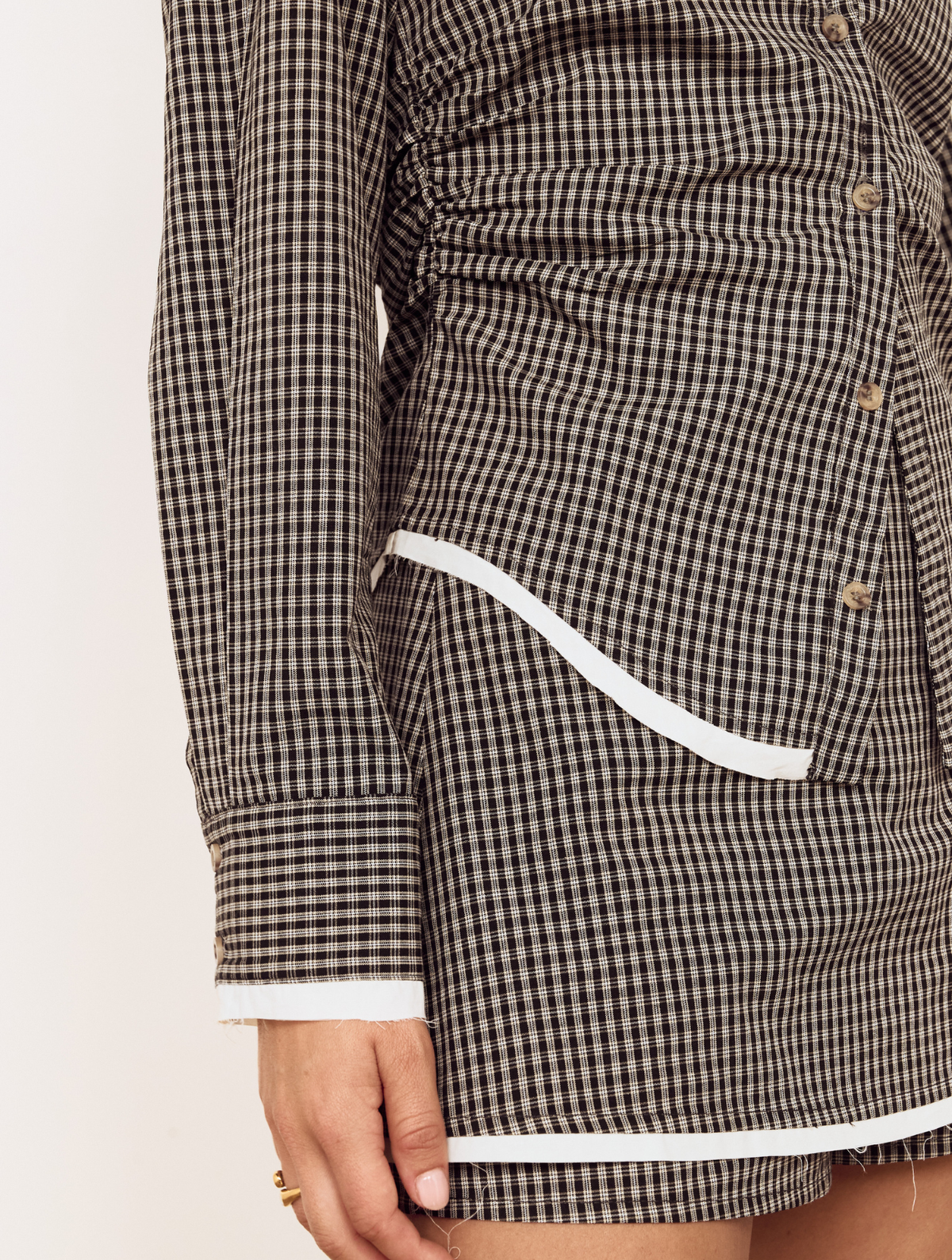 Wren Contrast Hem Shirt