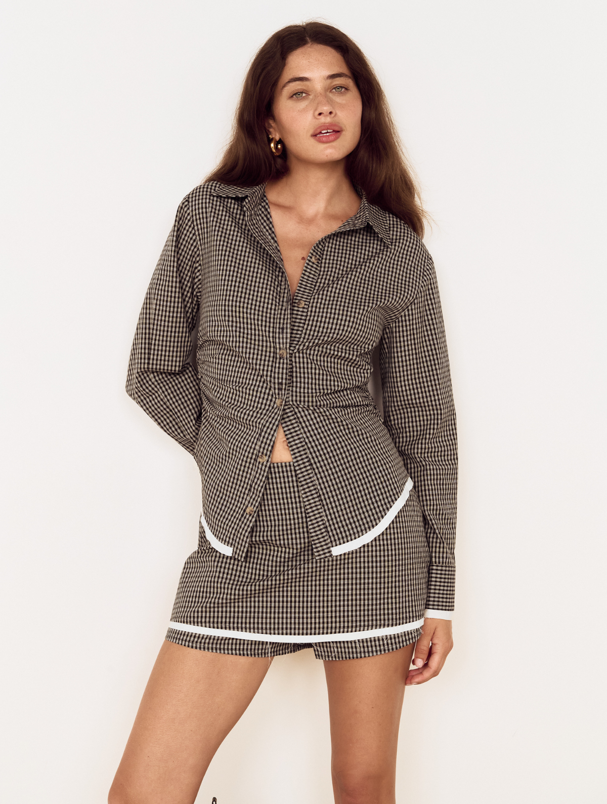 Wren Contrast Hem Shirt