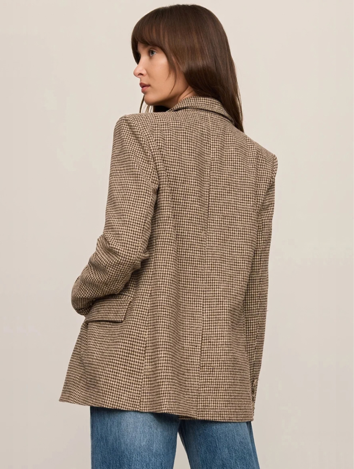 Evan Houndstooth Blazer