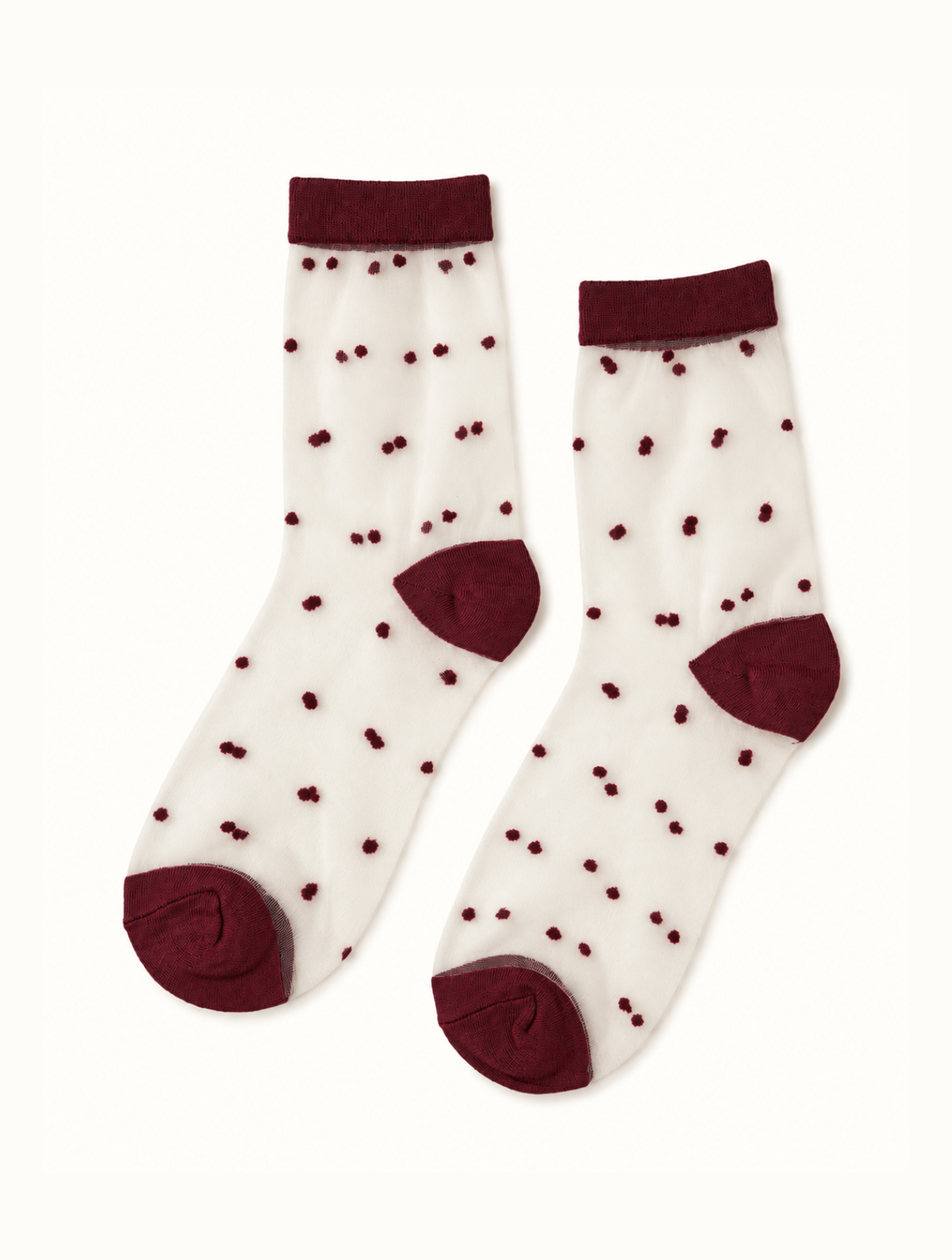 Sheer Dot Socks