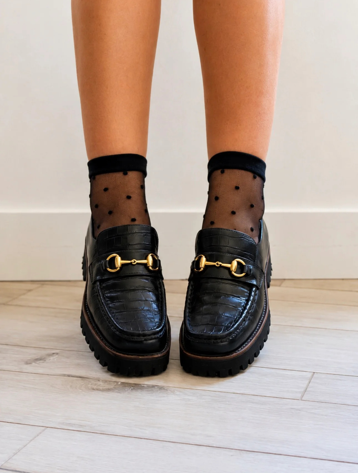 Sheer Dot Socks