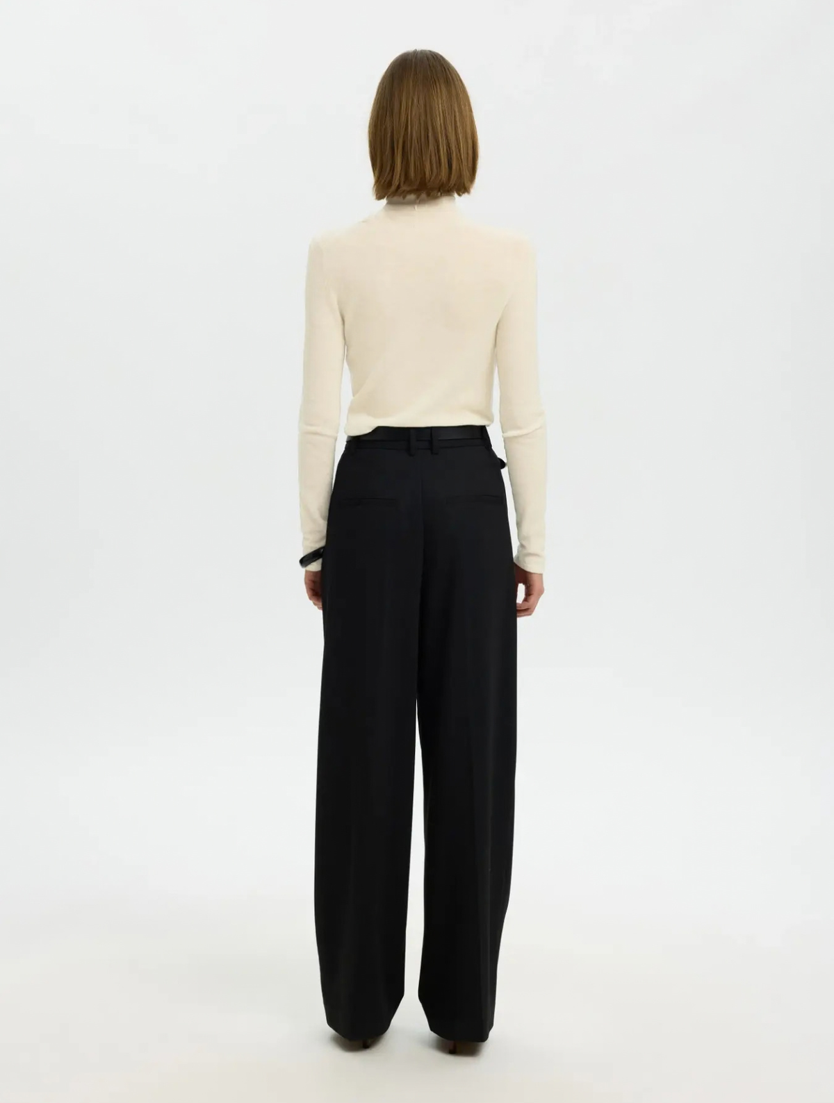 Vendy Merino Roll Neck Top
