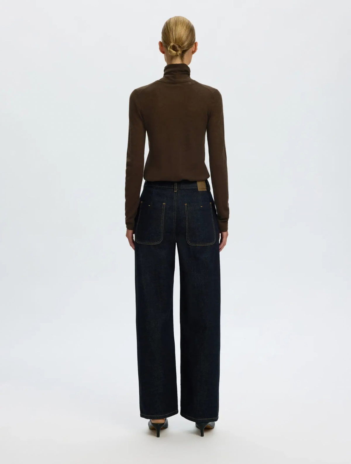 Vendy Merino Roll Neck Top