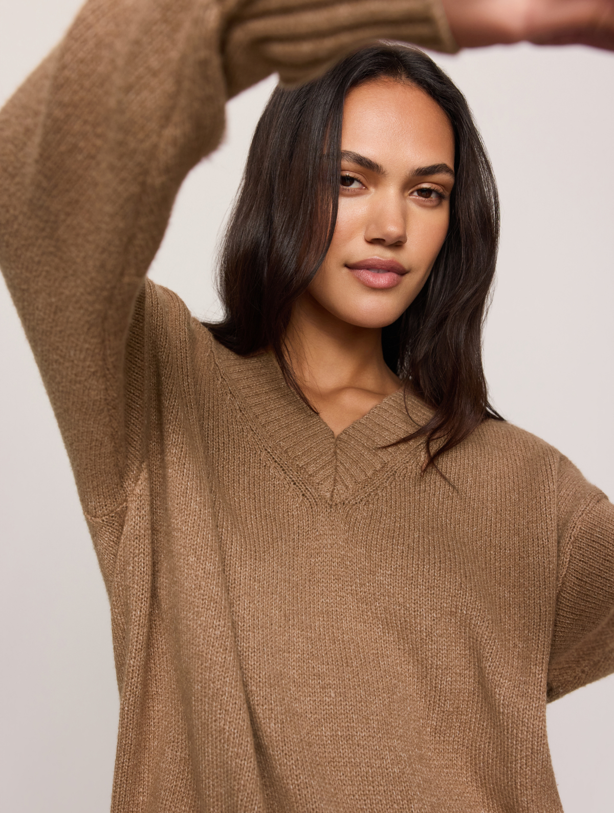 Cloud Spun V-Neck Sweater