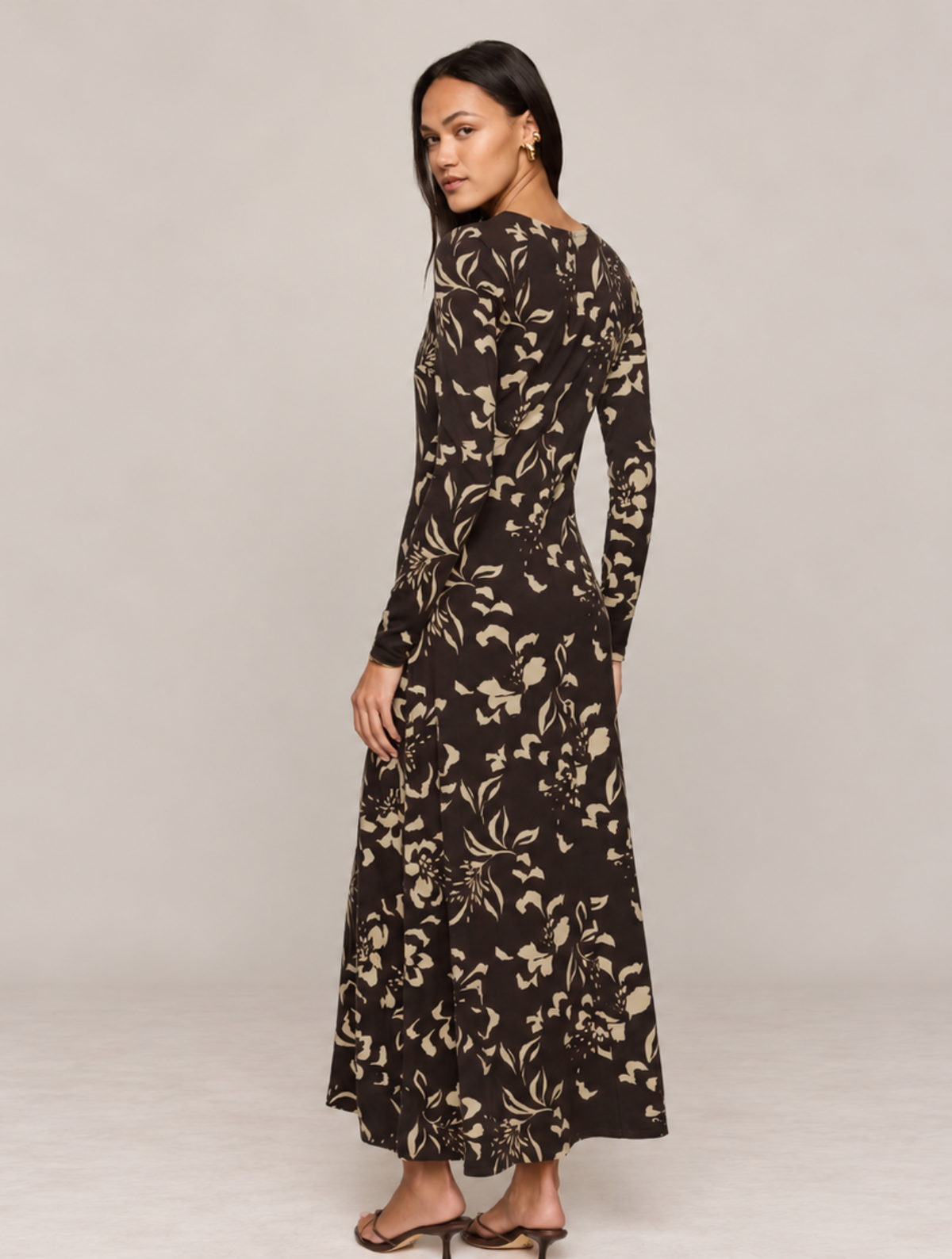 Lilian Freya Floral Midi Dress