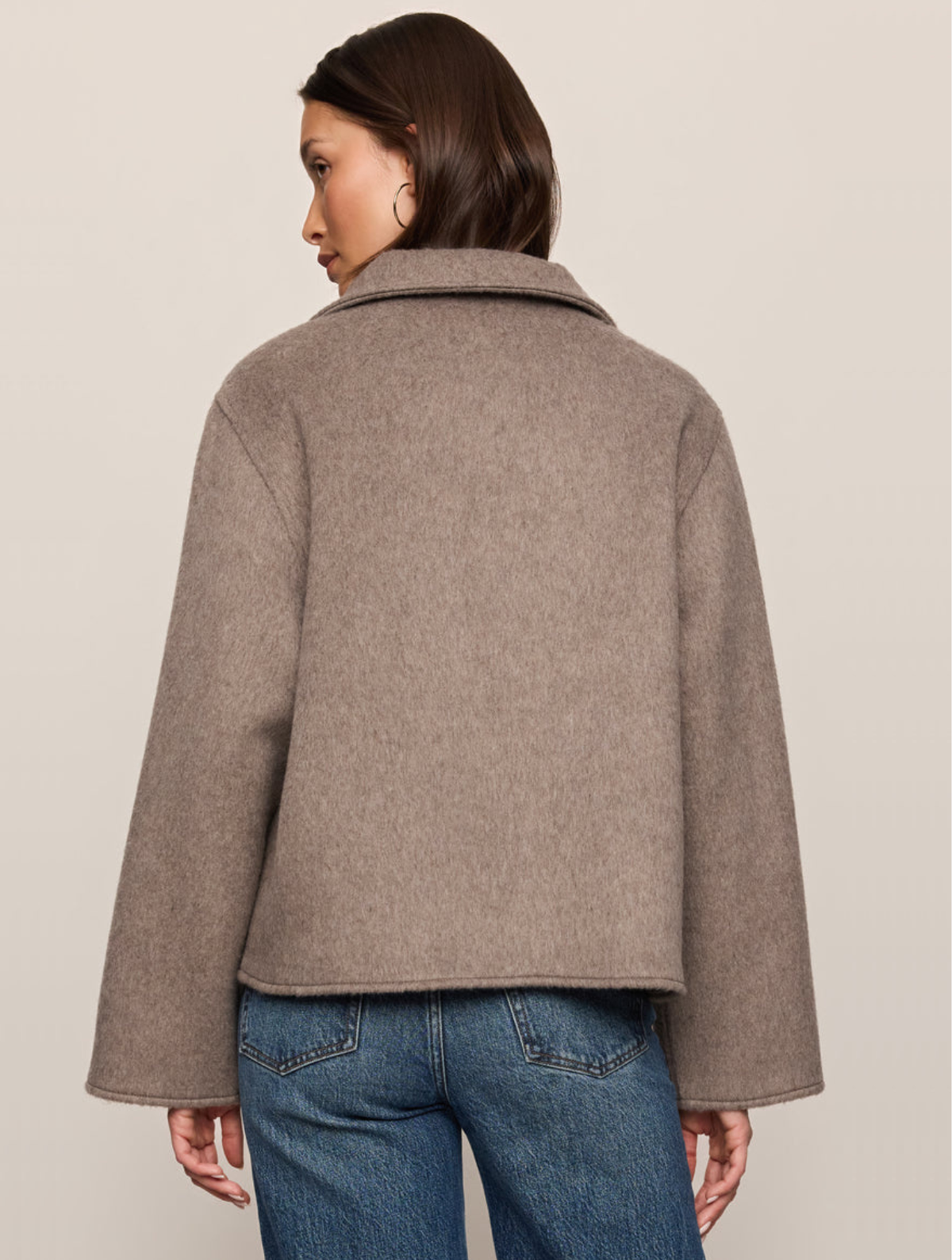 Mynka Funnel Neck Coat