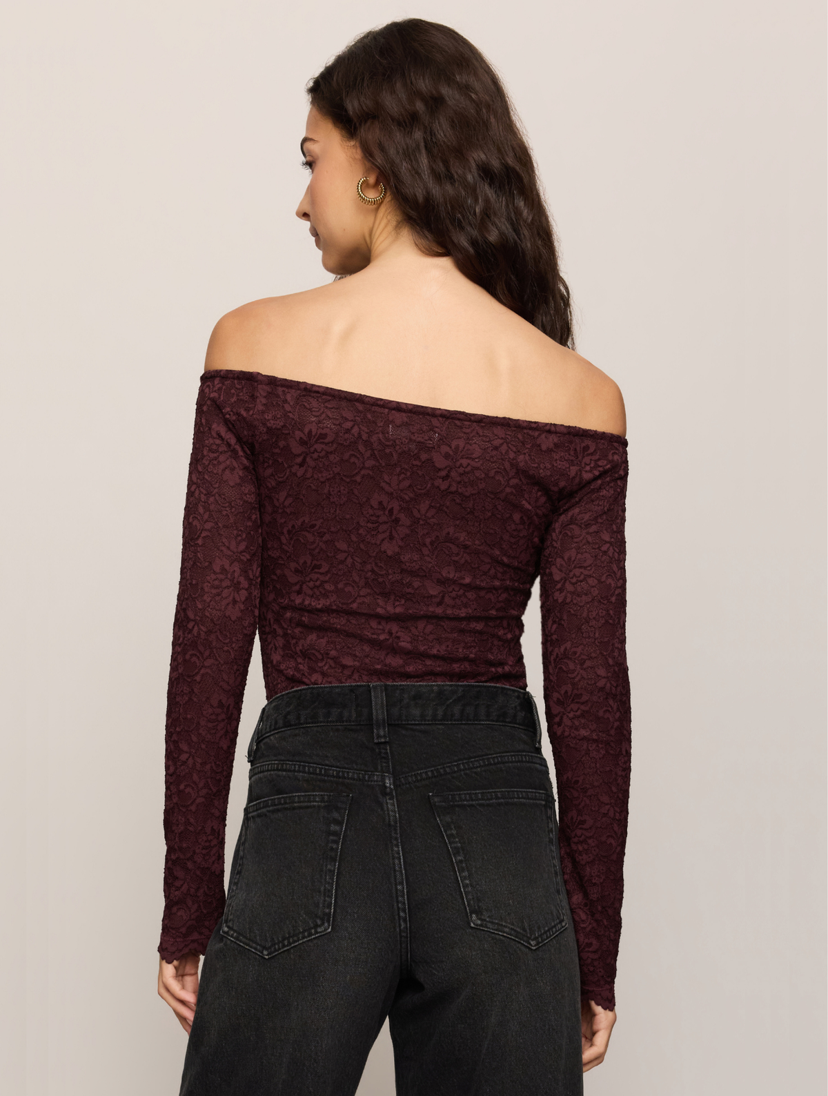 Sabrina Stretch Lace Top