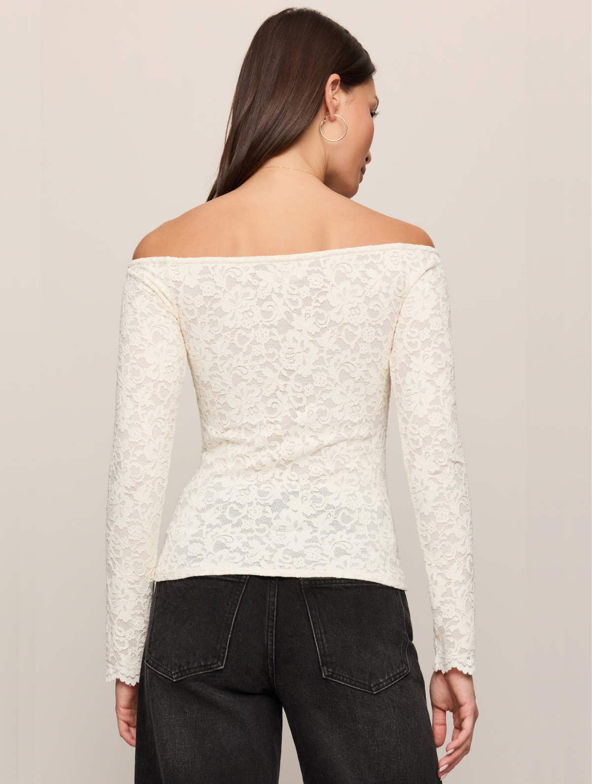 Sabrina Stretch Lace Top