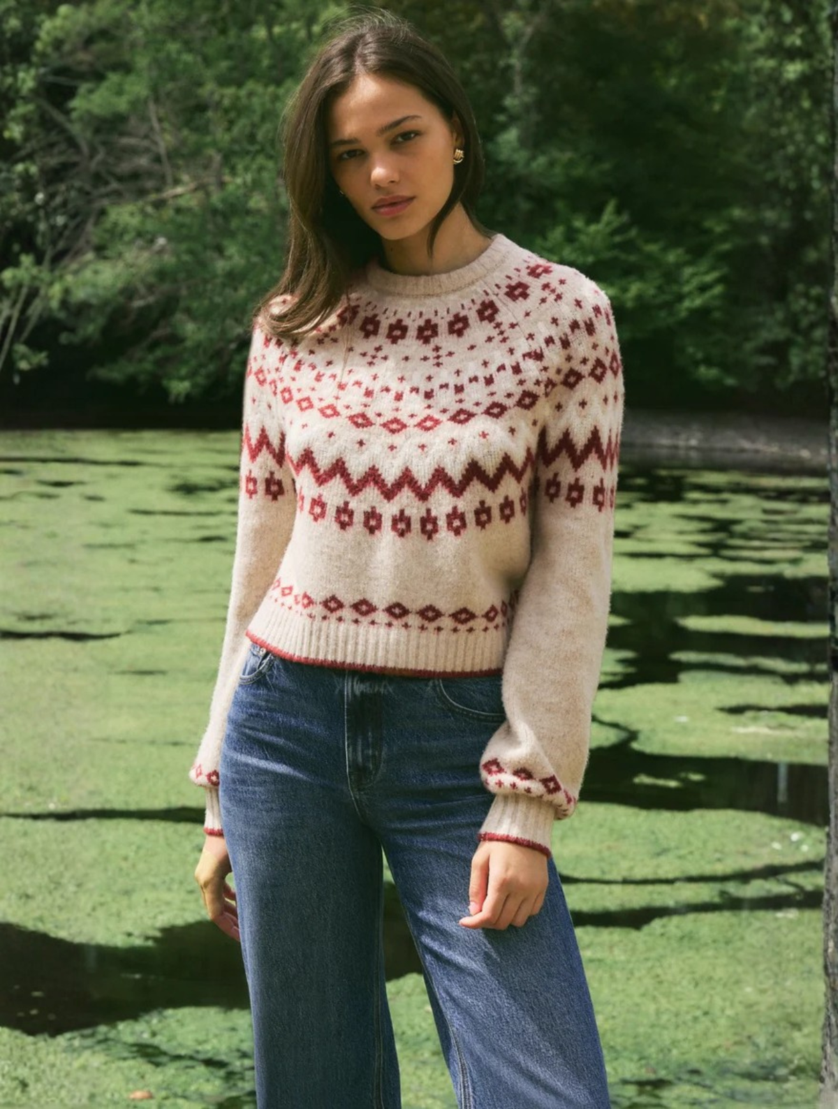 String The Lights Fairisle Sweater