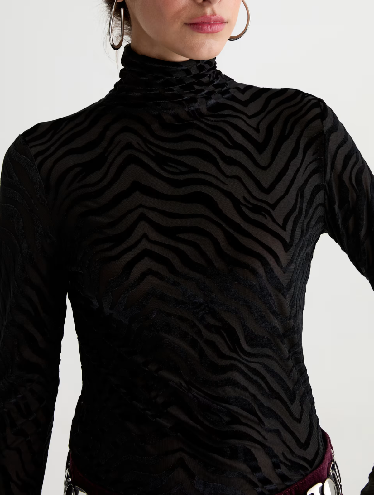 Chels Velvet Turtleneck