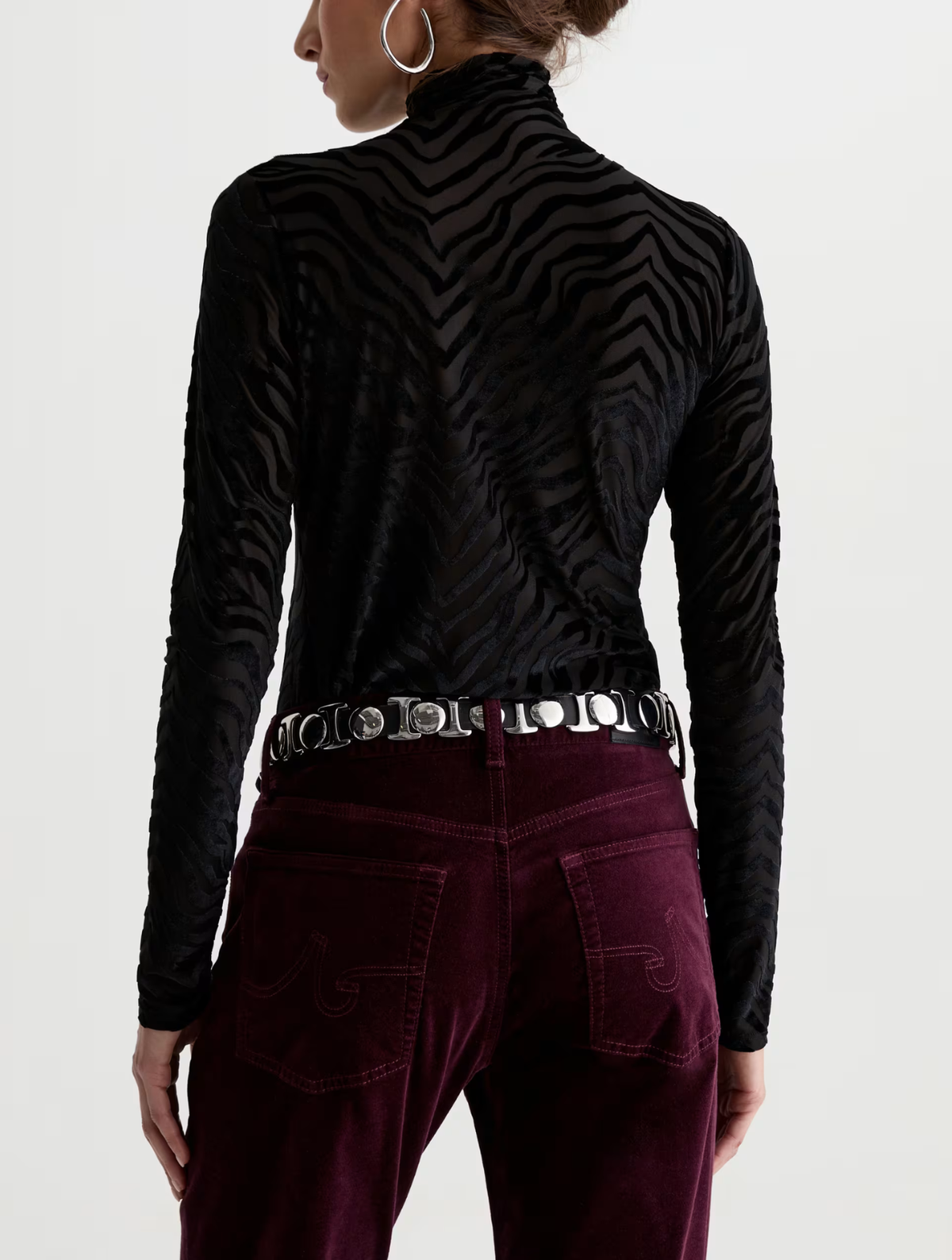 Chels Velvet Turtleneck
