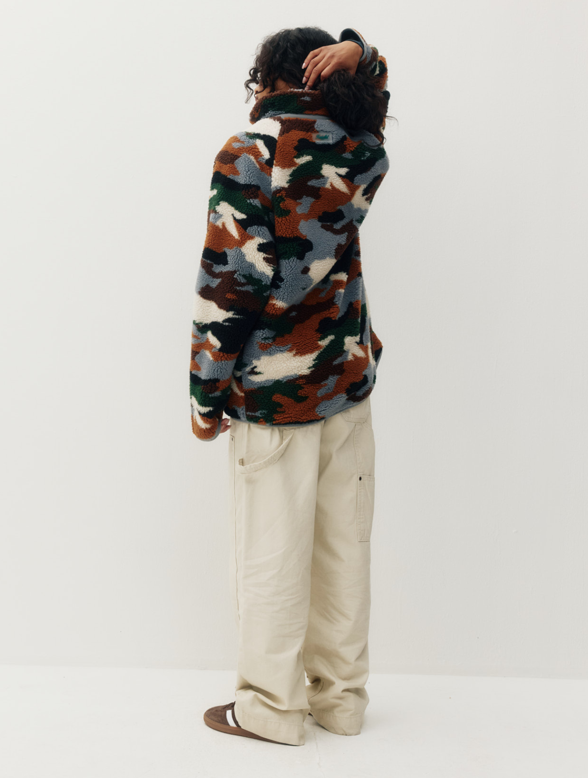 Printed Sherpa Jacket