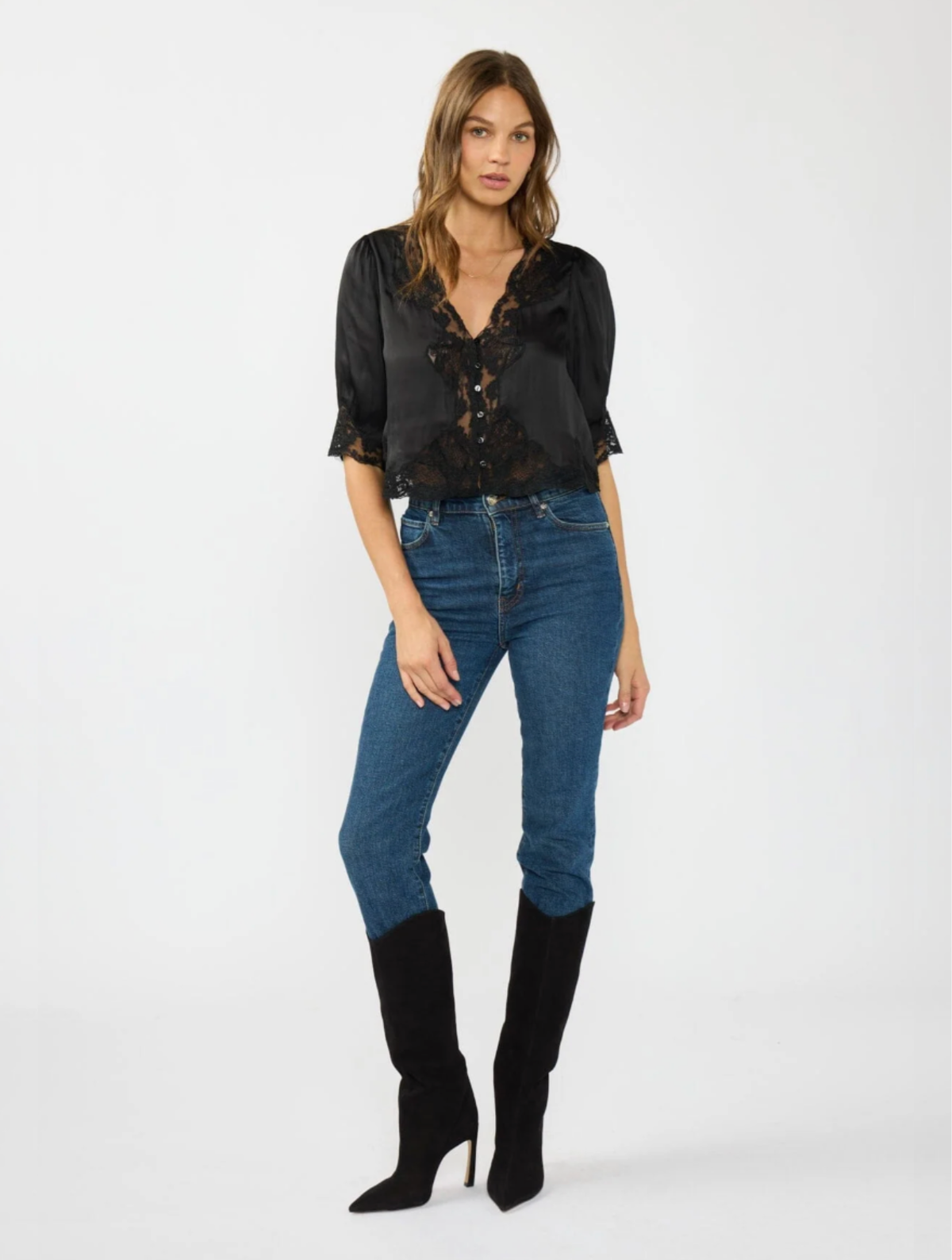 Danica Lace Top