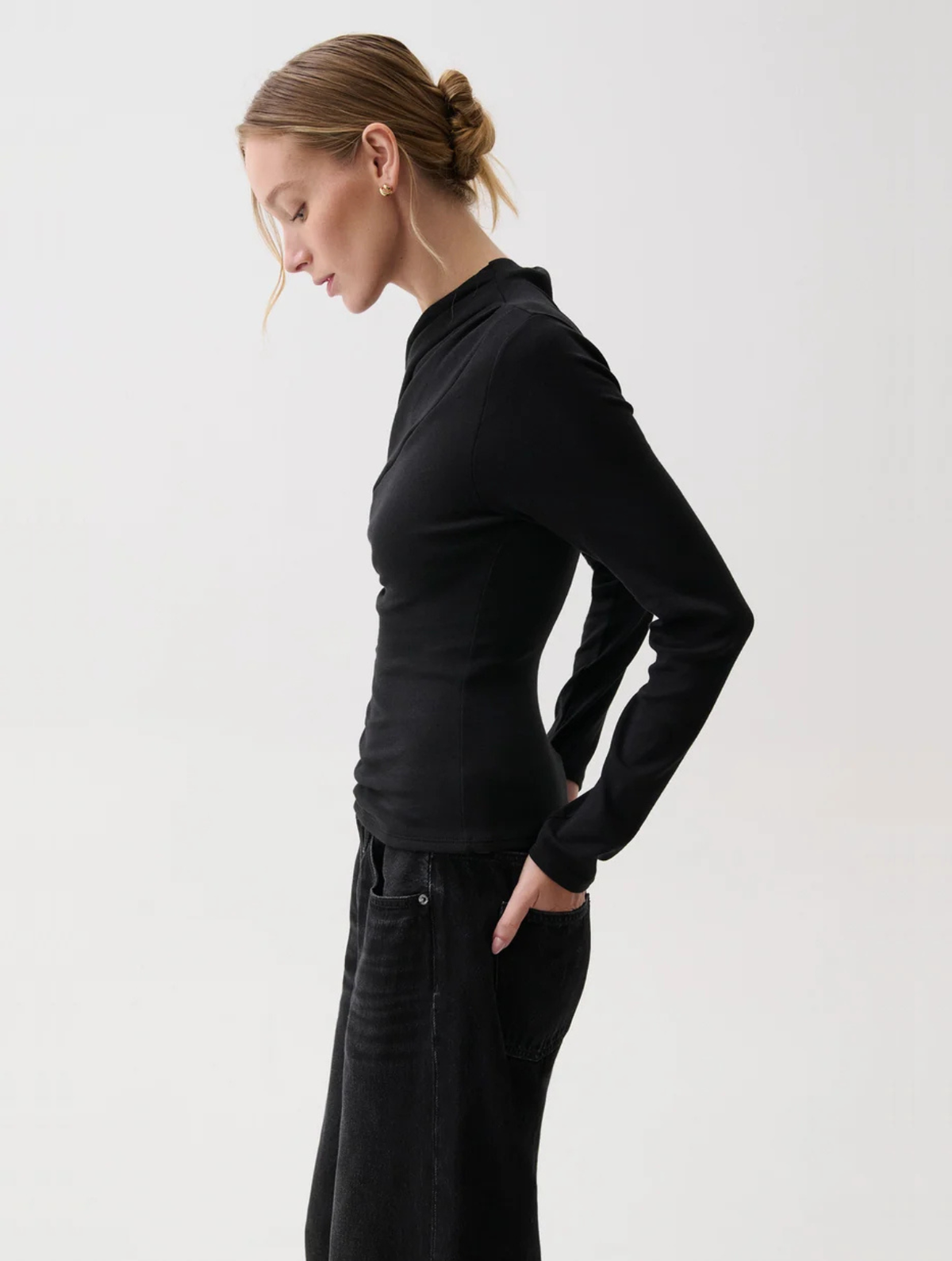 Lena Asymmetrical Knit Top