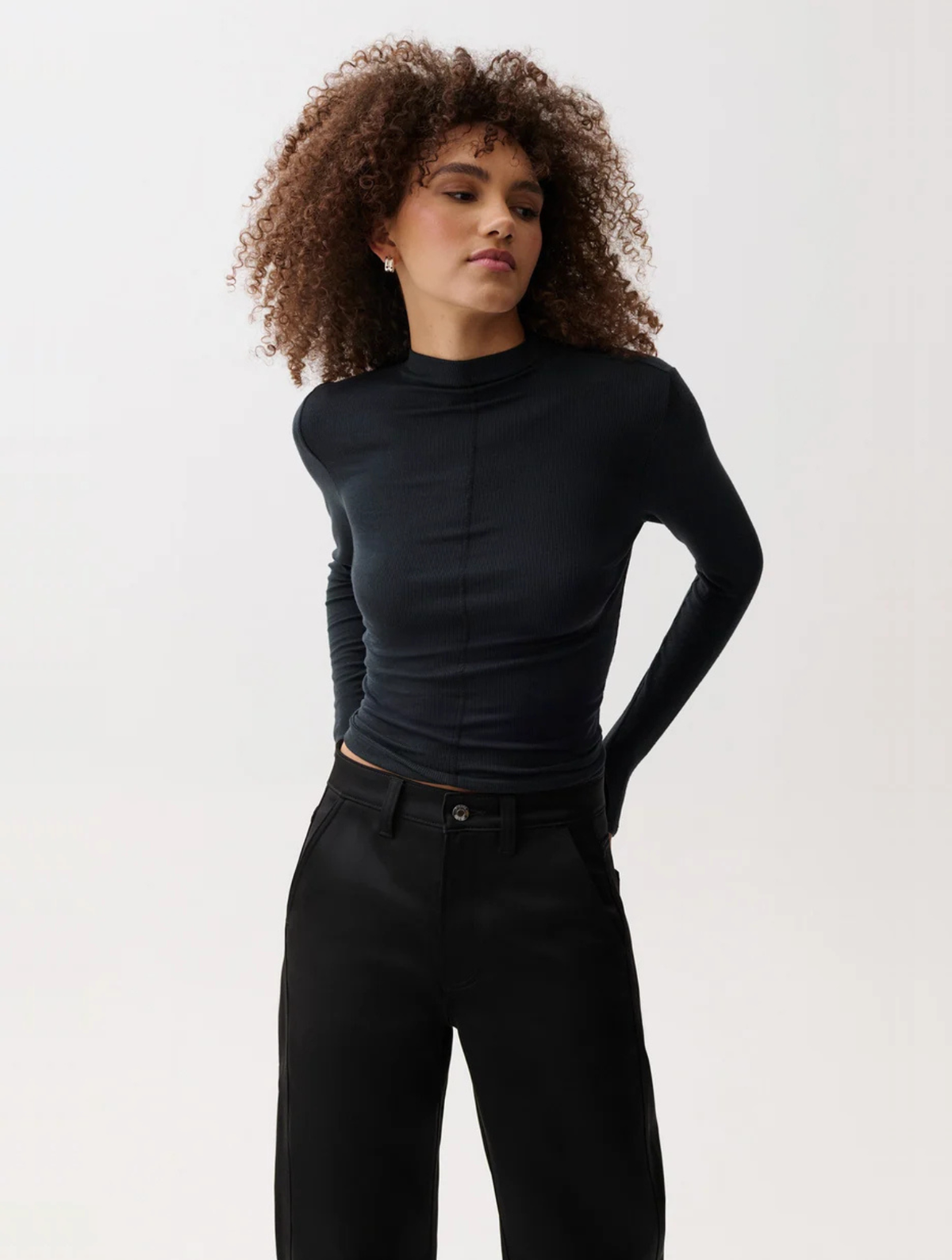 Dara Long Sleeve Funnel Neck Top