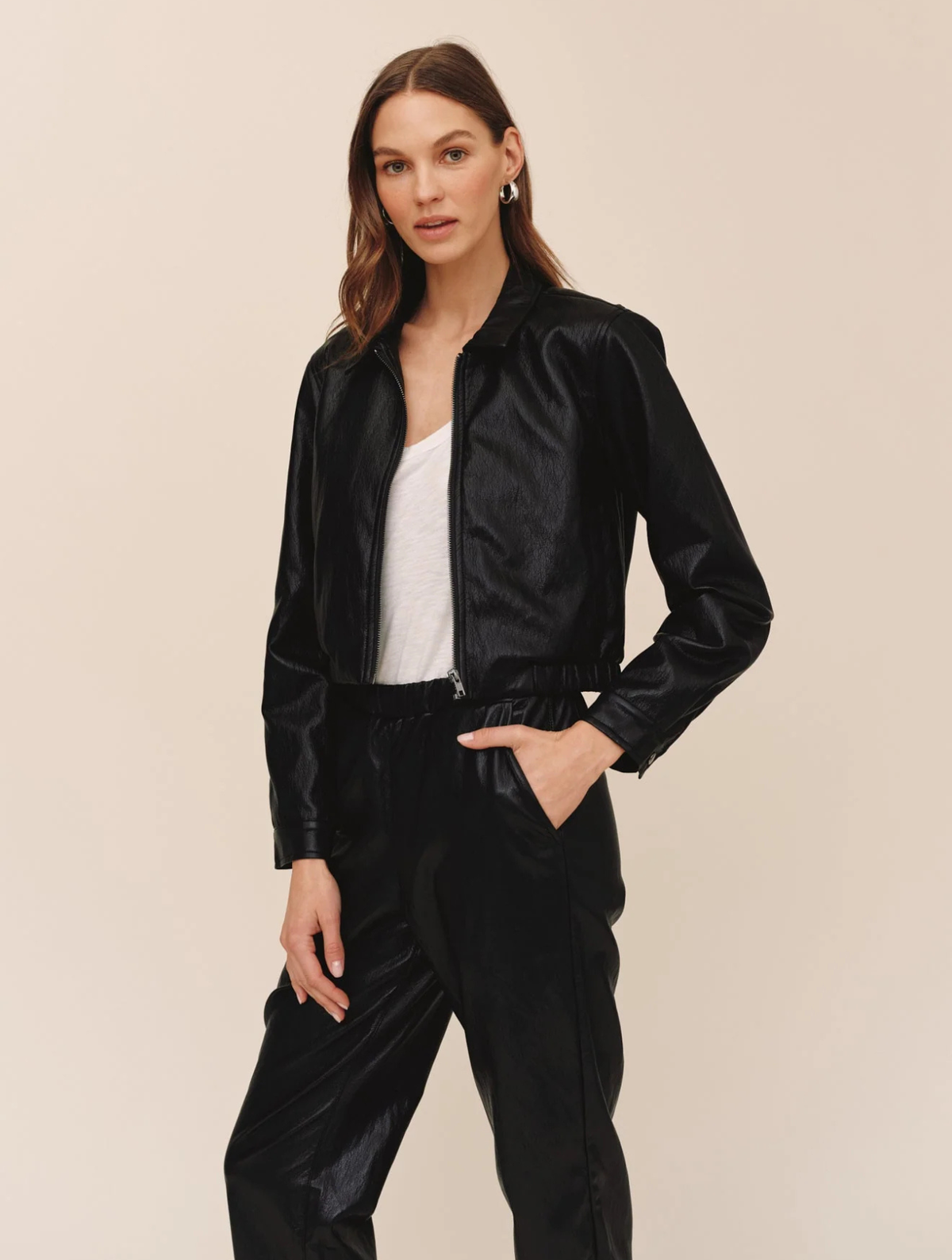 Crop Bomber Jacket