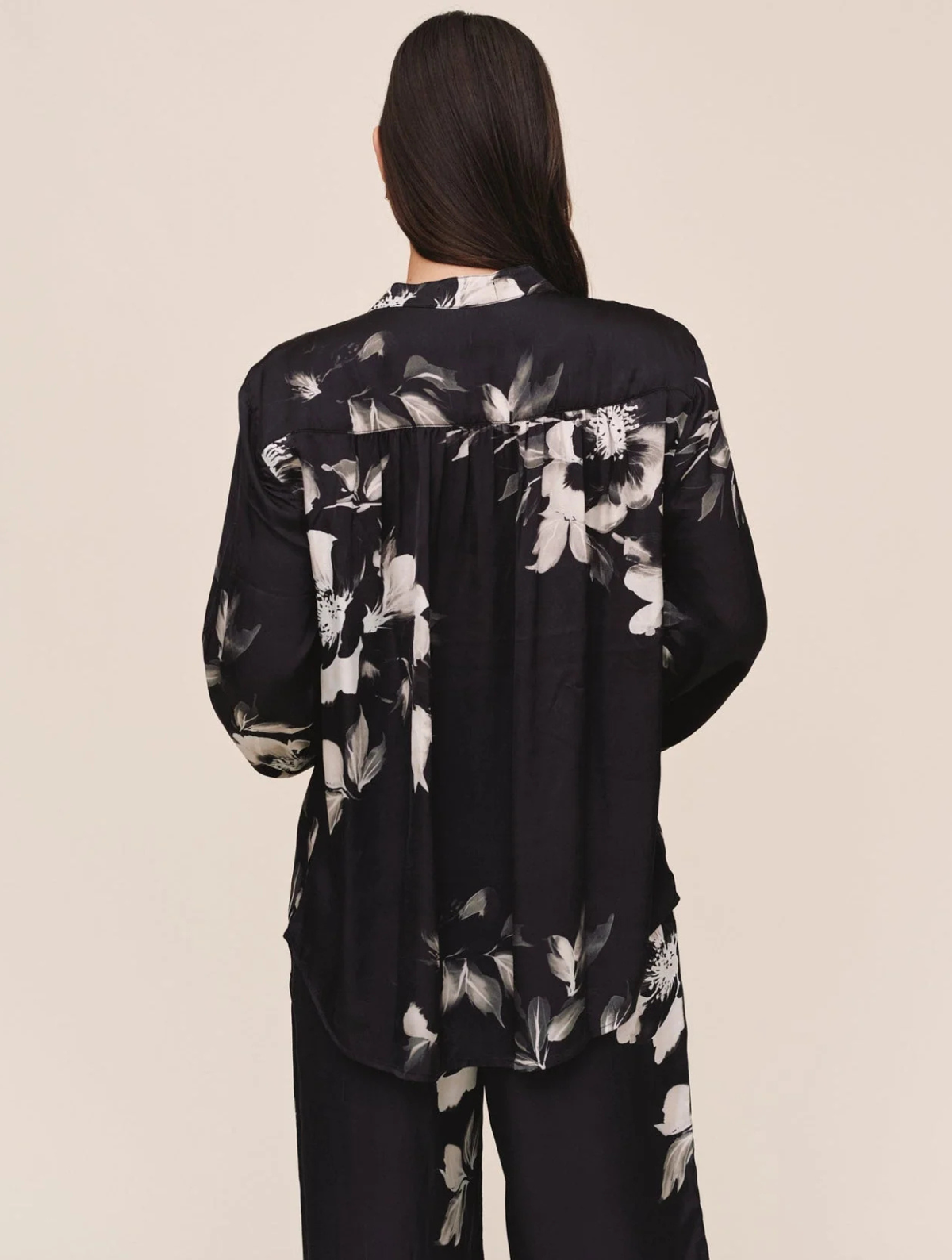 Long Sleeve Mandarin Shirt