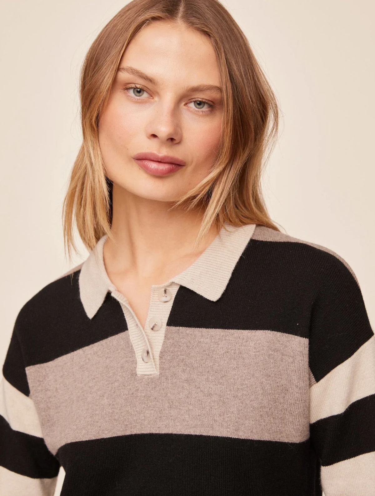 Mixed Stripe Polo
