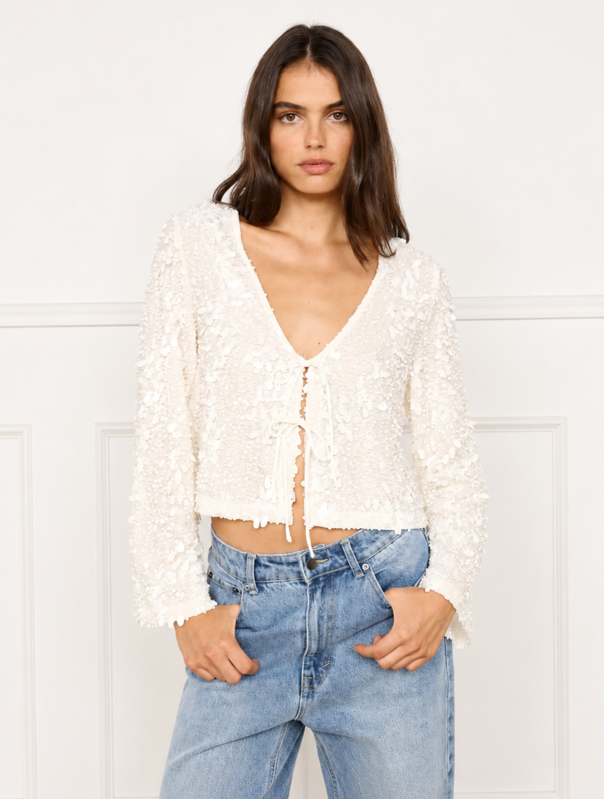 Carla Sequin Blouse