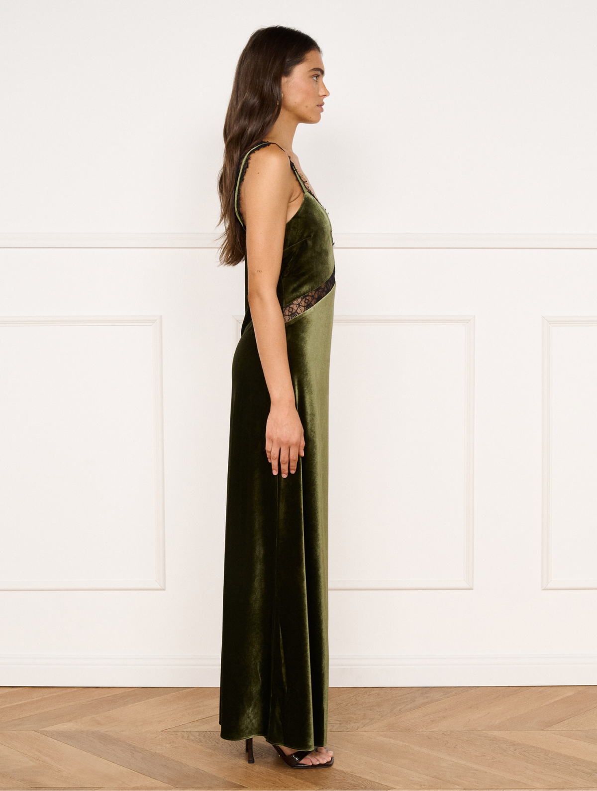 Isabella Velvet Midi Dress