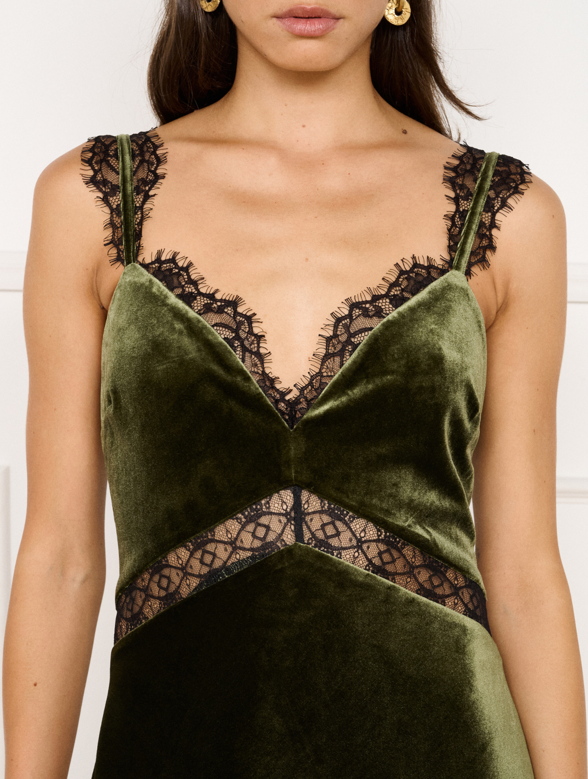 Isabella Velvet Midi Dress