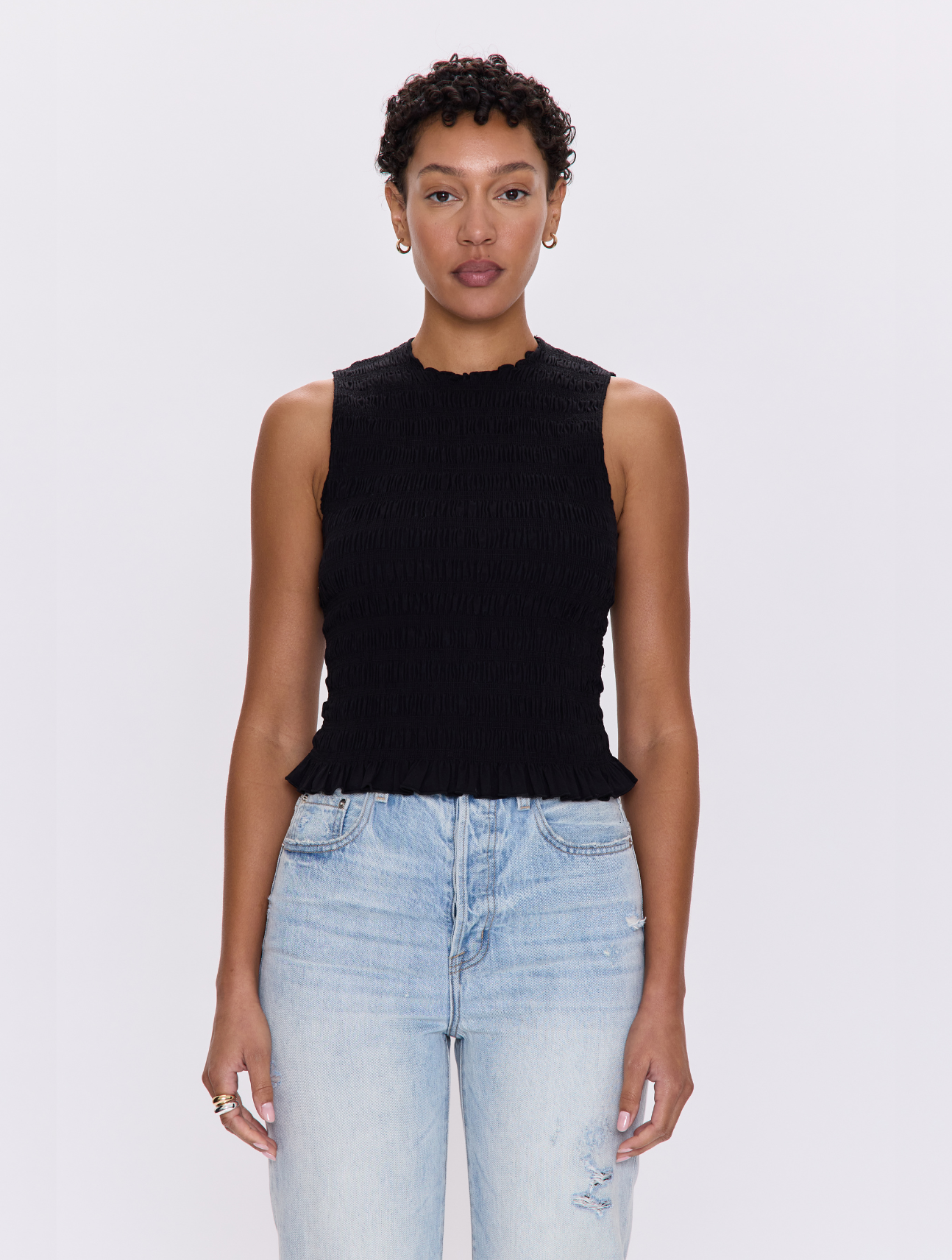 Phoebe Smocked Tank Top