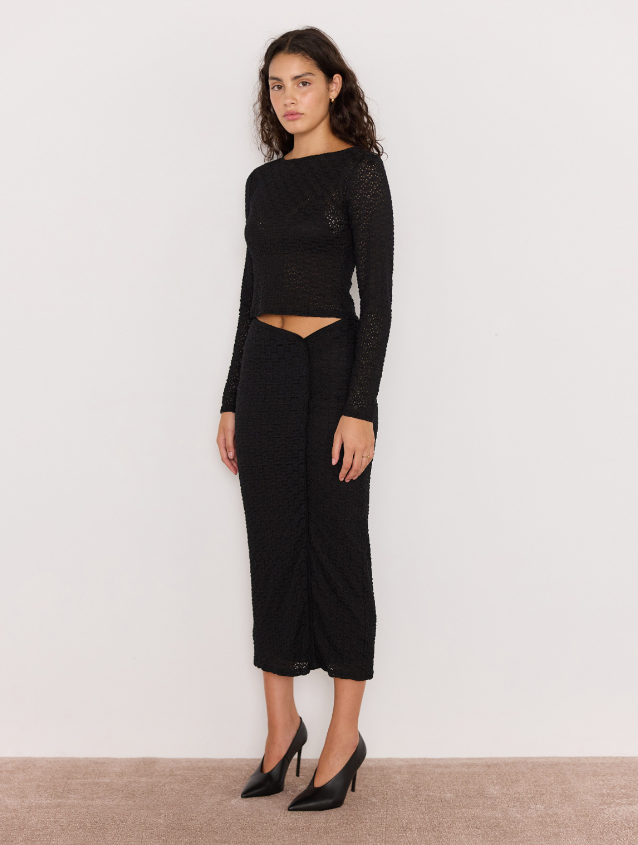 Luca Stretch Lace Skirt