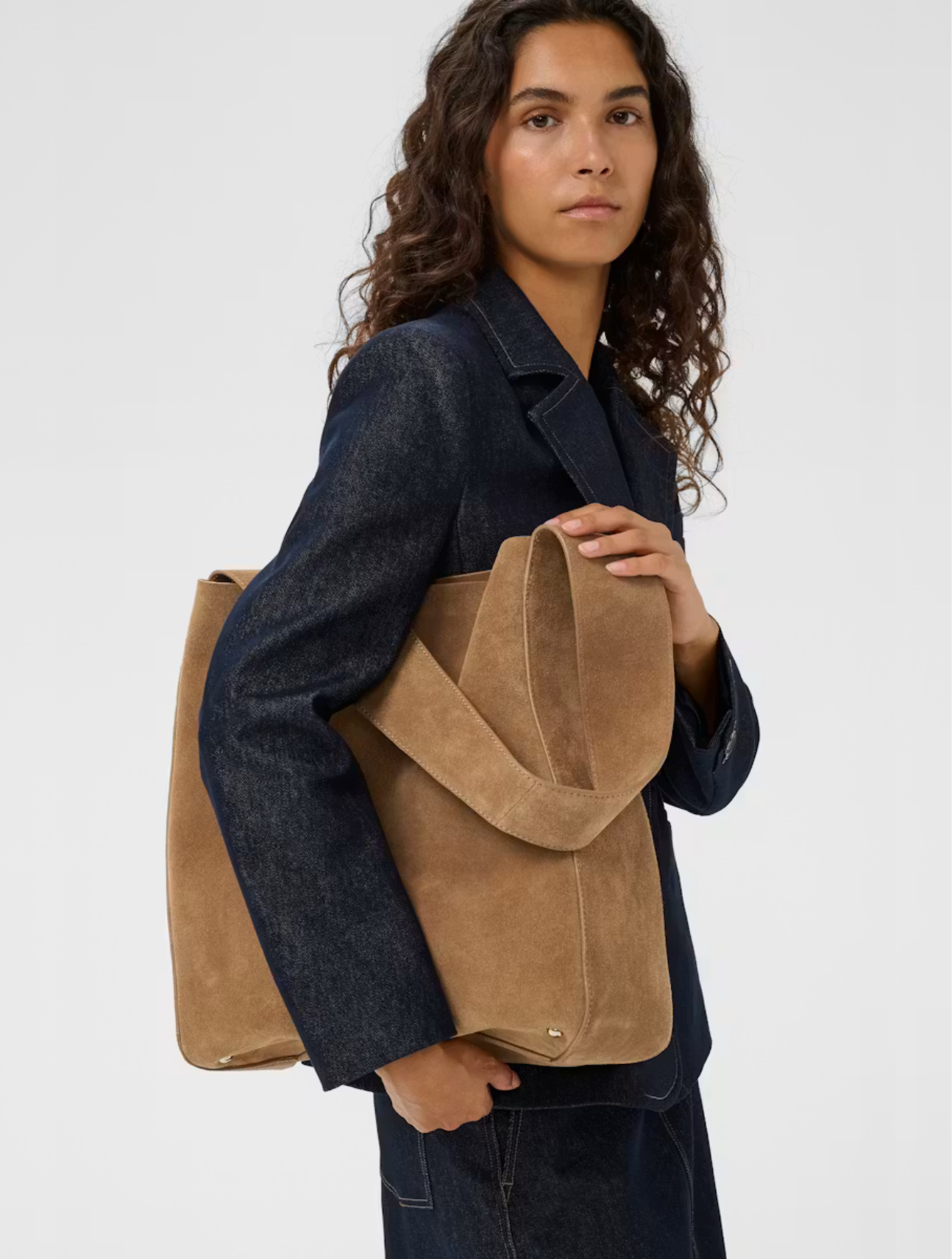 Avika Suede Bag