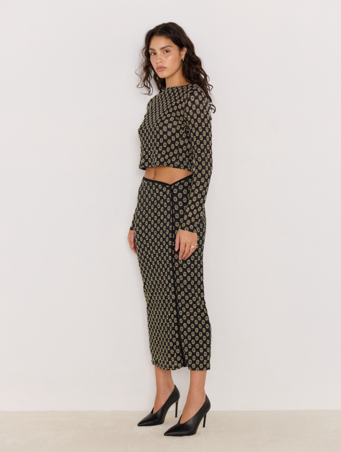 Luca Stretch Knit Skirt