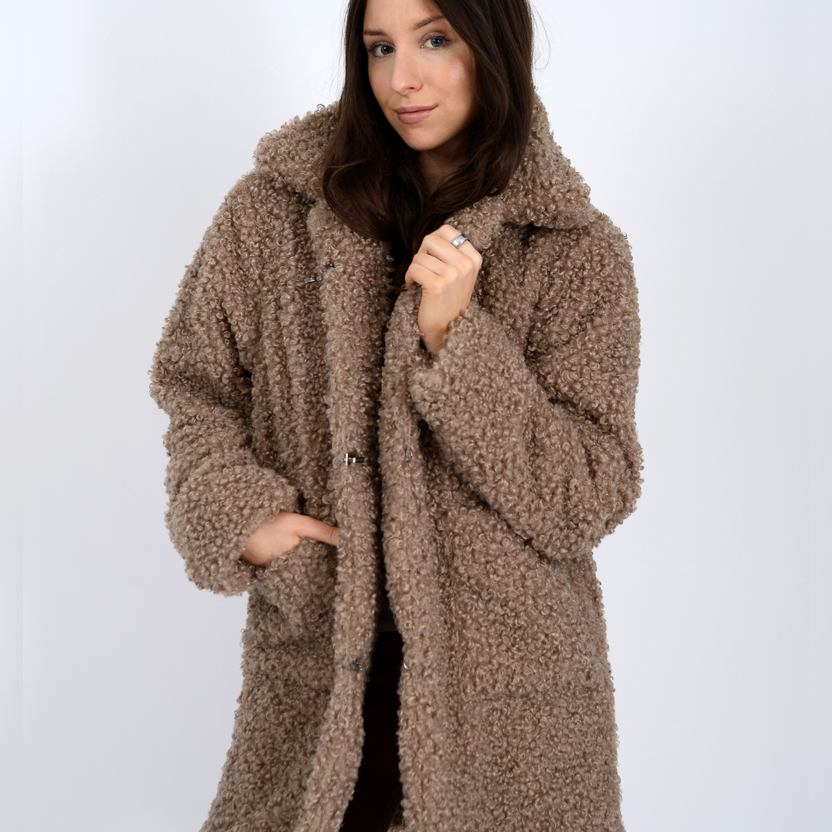 Poodle Fur Sherpa Jacket