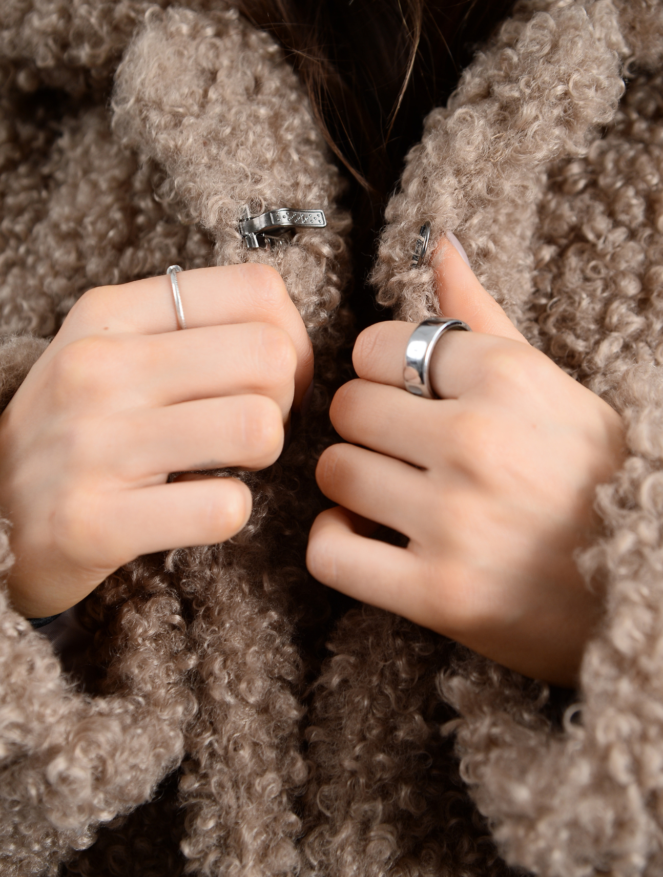 Poodle Fur Sherpa Jacket