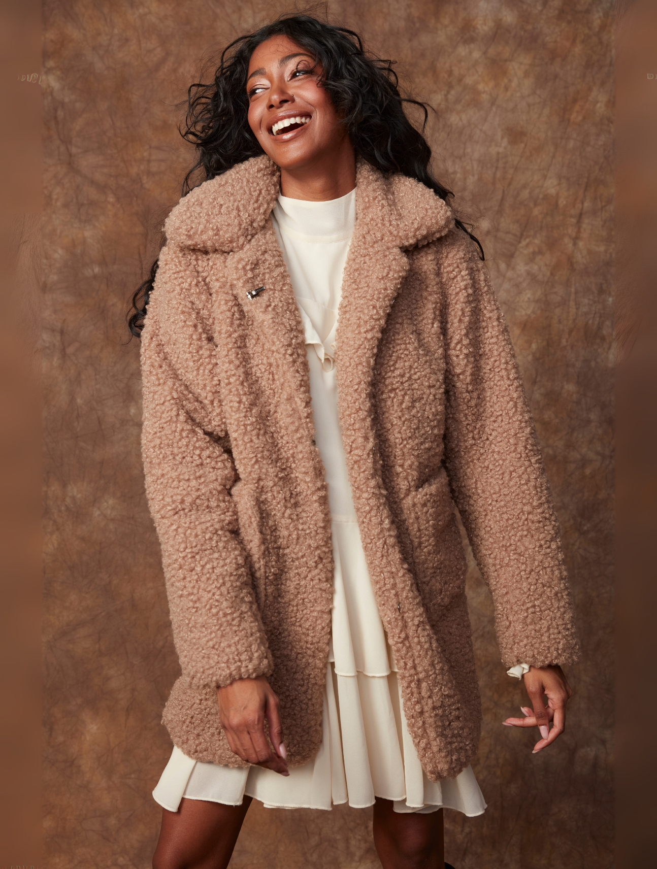 Poodle Fur Sherpa Jacket