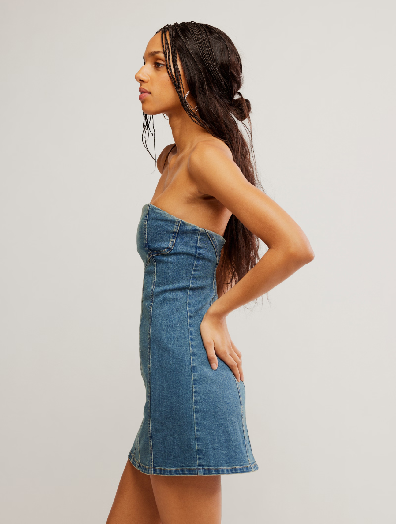 Alexa Denim Mini Dress