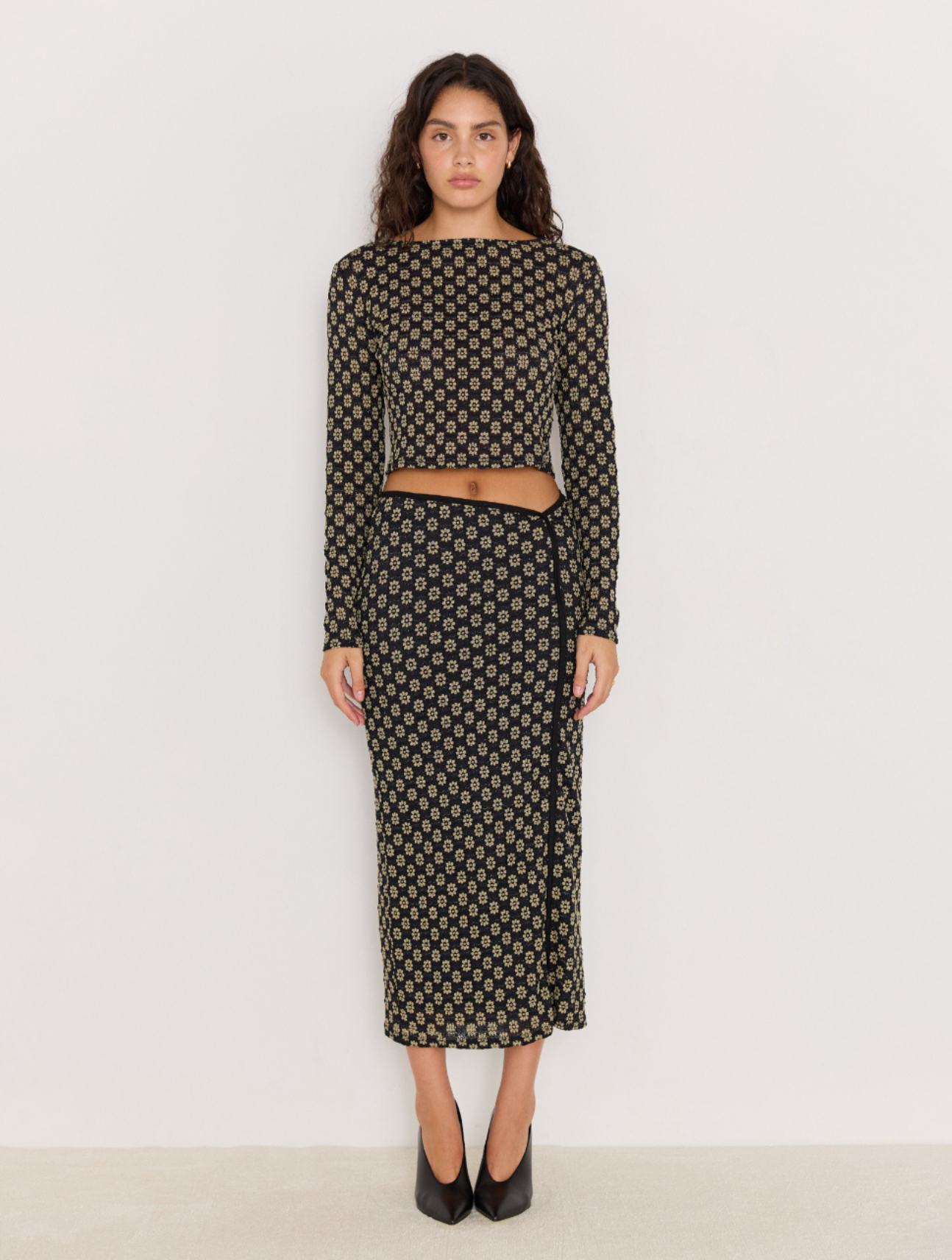 Luca Stretch Knit Skirt