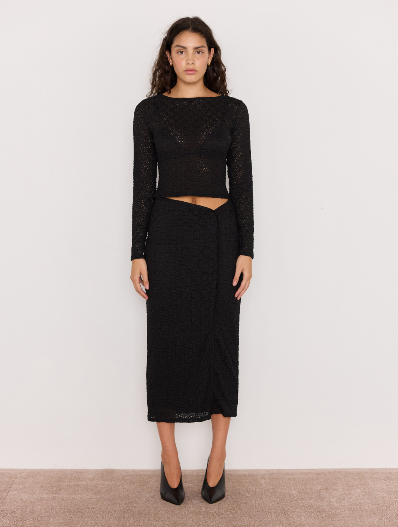 Luca Stretch Lace Top