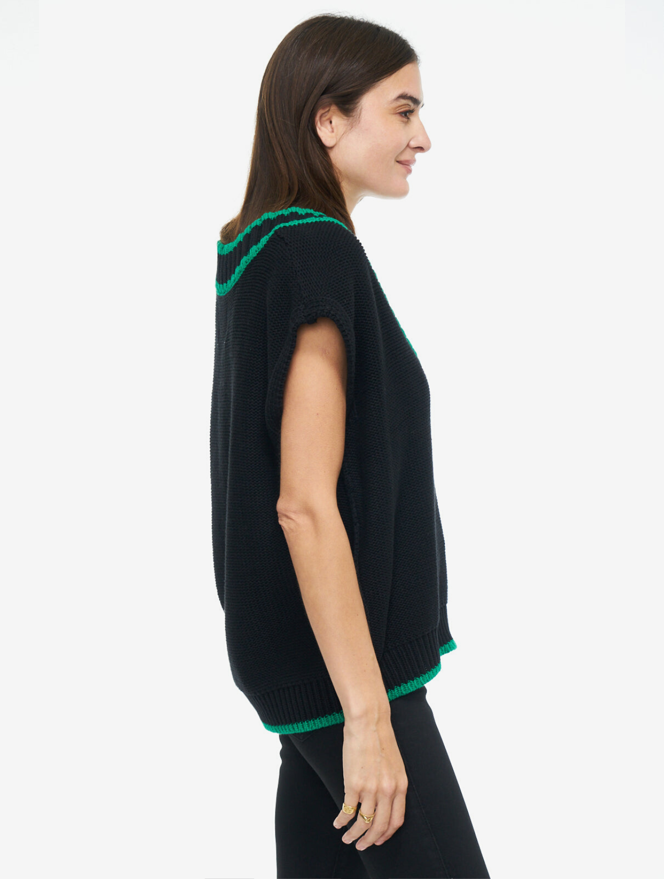Kiran Oversized Sweater Vest